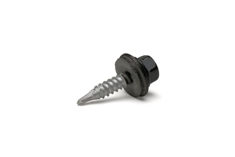 Zelftapper RVS 4.8x22MM zwart (Ral 9M05)