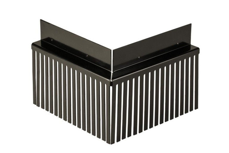 Solarprofiel binnenhoek zwart (Ral 9M05)