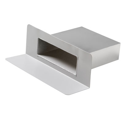 Noodoverstort 90° PVC